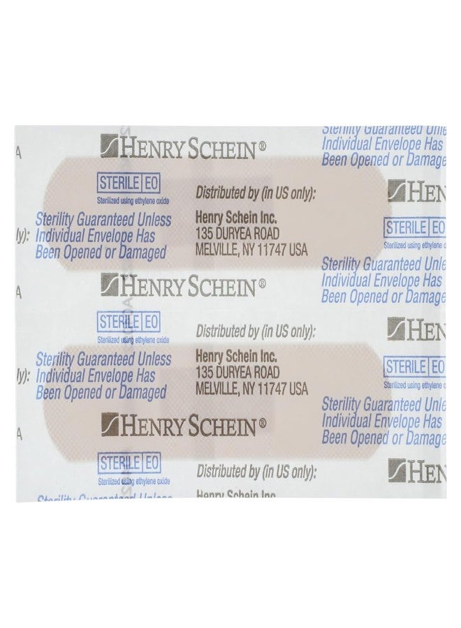 Henry Schein Adhesive Sheer Bandage Strips, 3/4" x 3", Sterile, Box of 100 Bandages - Image 3